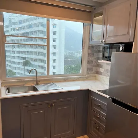 Private Modern Apartments By Patong Vacation Rentals Located In The Heart Of Patong, Walking Distance To The Beach, Kitchen, Private Bathroom, Seating Area, 65