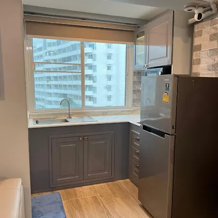 Private Modern Apartments By Patong Vacation Rentals Located In The Heart Of Patong, Walking Distance To The Beach, Kitchen, Private Bathroom, Seating Area, 65