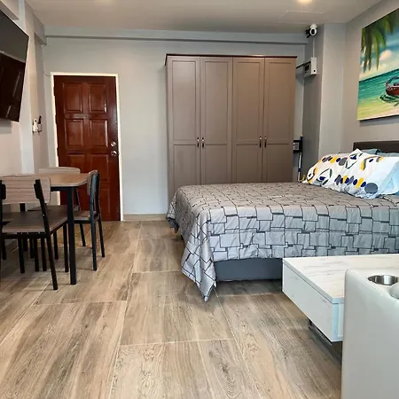 Private Modern Apartments By Patong Vacation Rentals Located In The Heart Of Patong, Walking Distance To The Beach, Kitchen, Private Bathroom, Seating Area, 65